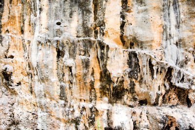 Full frame shot of weathered wall
