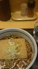 Close-up of served food