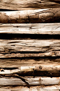 Close-up of wooden door