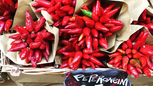 Full frame shot of market stall