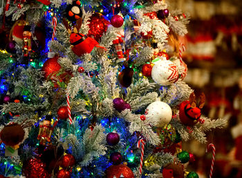 Close-up of christmas decoration