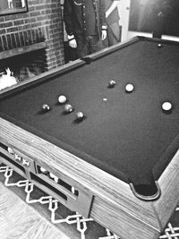 Woman walking in city