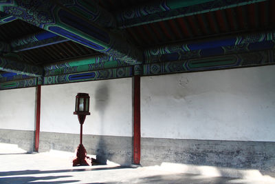 Passageway by temple of heaven, china