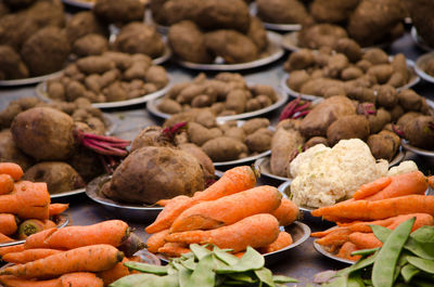 Close-up of vegetables for sale