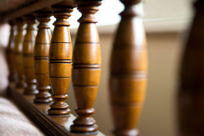 Close-up of chess pieces