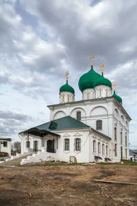 Transfiguration cathedral in arzamas city center, russia