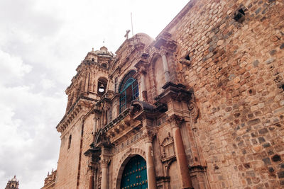 Low angle view of historical building against sky