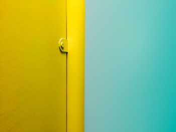 Full frame shot of yellow door