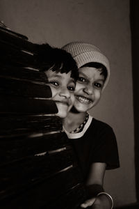 Portrait of smiling boy