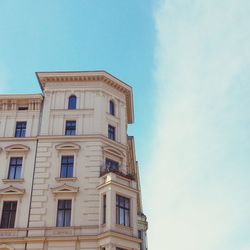 Low angle view of building against sky