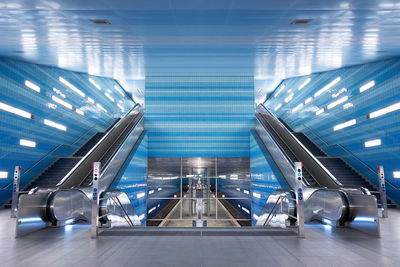 View of subway station