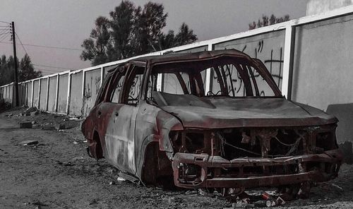 Cars parked in parking lot