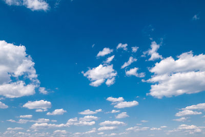 Low angle view of clouds in sky