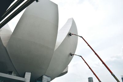 Low angle view of building against sky