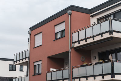 Low angle view of building against sky