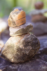 Close-up of stone