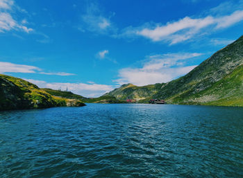 Balea lac, romania. surreal beauty in the eastern european mountains