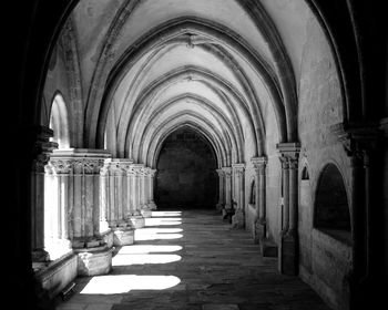 Corridor of historic building