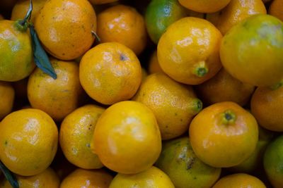 Full frame shot of fruits for sale at market stall