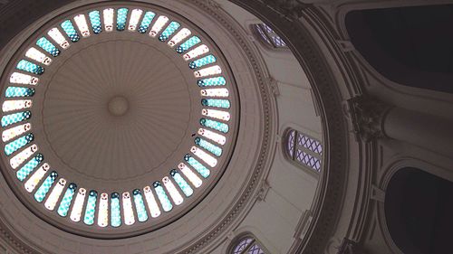Low angle view of ceiling