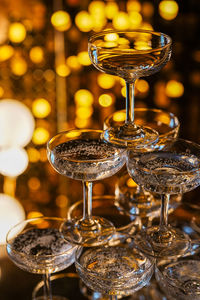 Close-up of chess pieces