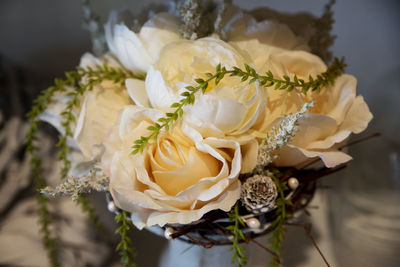 Close-up of rose bouquet