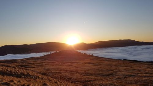 Sunset over ben lawers, loch tay 