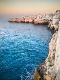 Coastline at polignano a mare