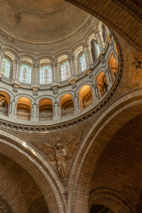 Low angle view of ceiling of building