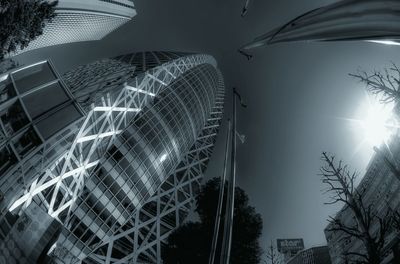 Low angle view of modern building