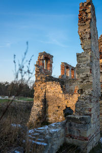 Old ruins against sky