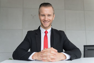 Portrait of a smiling young man