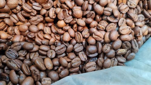 Full frame shot of coffee beans