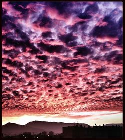 Scenic view of dramatic sky