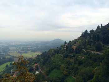 Scenic view of mountains