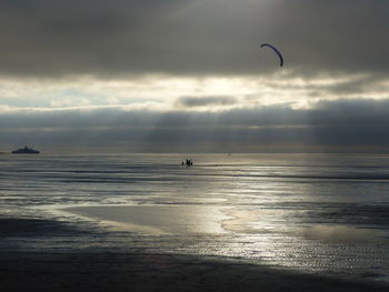 Sunset over sea