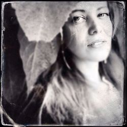 Close-up portrait of young woman