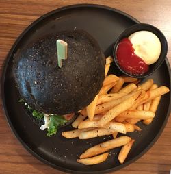 Close-up of food on plate