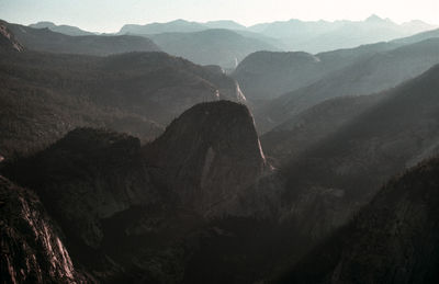 Scenic view of mountains