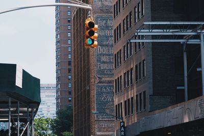 Low angle view of skyscraper