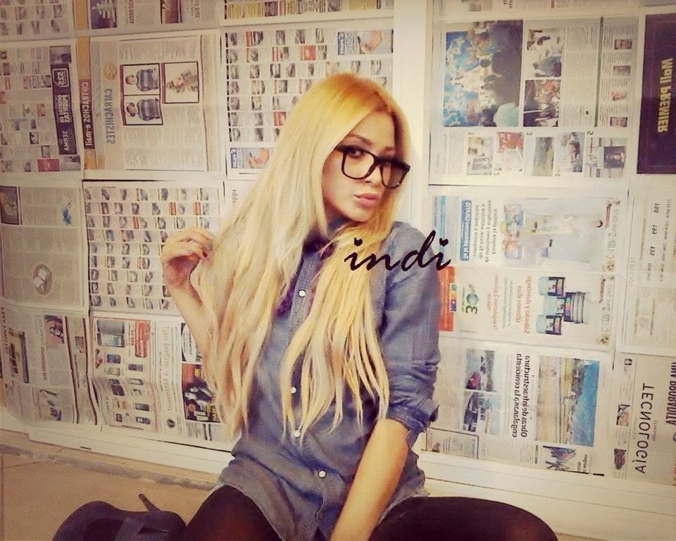 Barbie blonde hipster