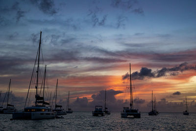 Clouds with sunset