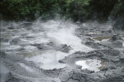 View of waterfall