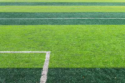 Full frame shot of soccer field