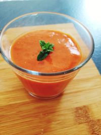 Close-up of drink on table