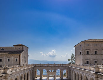 View of historical building against blue sky