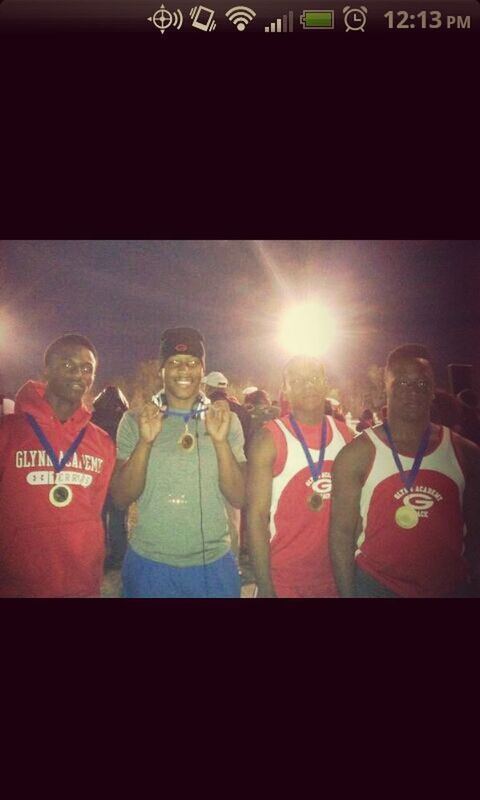 1st place in the 4x1