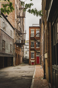 Street amidst buildings in city