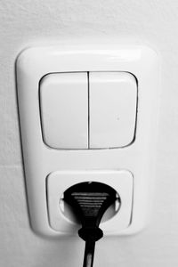 Close-up of electric lamp