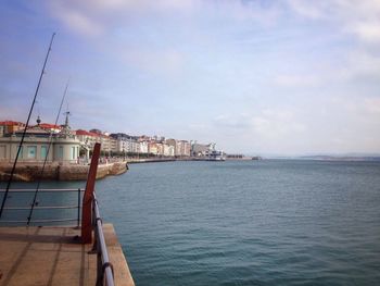 Boats in sea